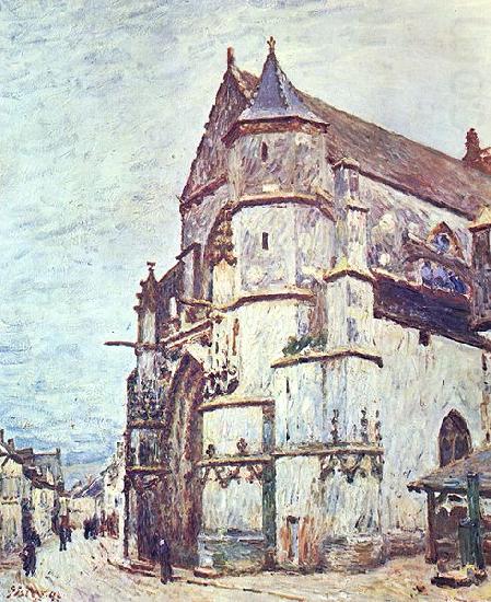 Church at Moret after the Rain, Alfred Sisley